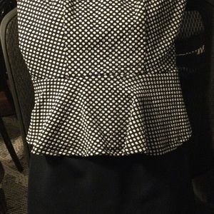 Dots blue mini dress